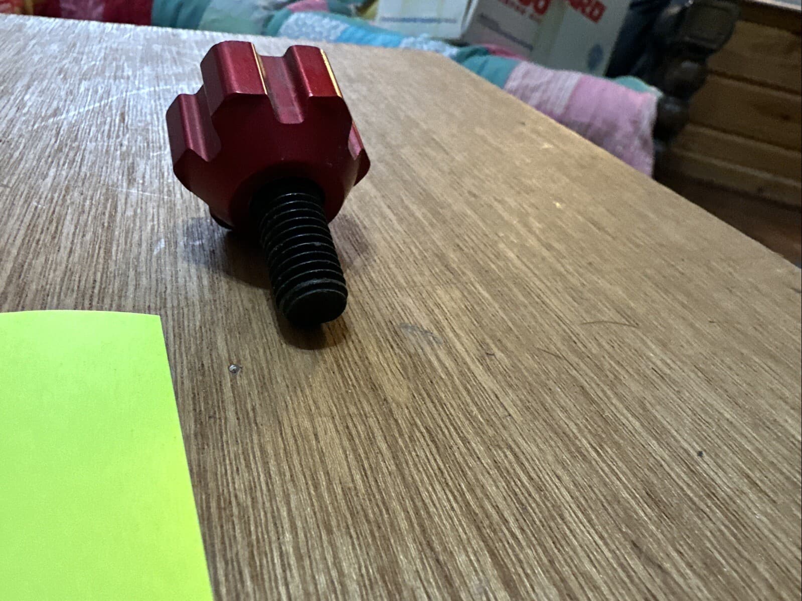 Used Stryker 6370 Ambulance Antler Rail Stretcher Mount Bolt Red Thumb Screw (1) 5