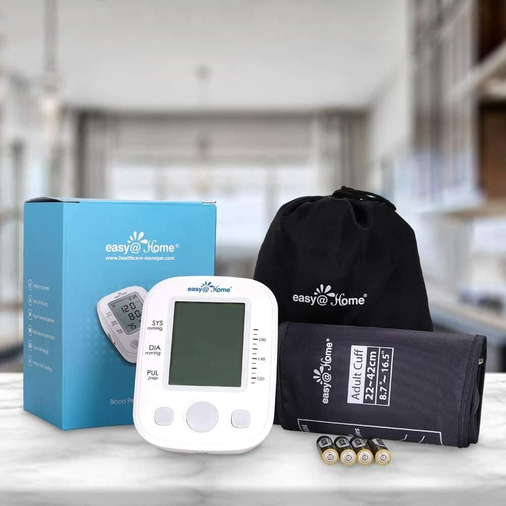 Easy@Home Digital Blood Pressure Monitor EBP‑020 – Upper Arm + Dual‑User Memory 6