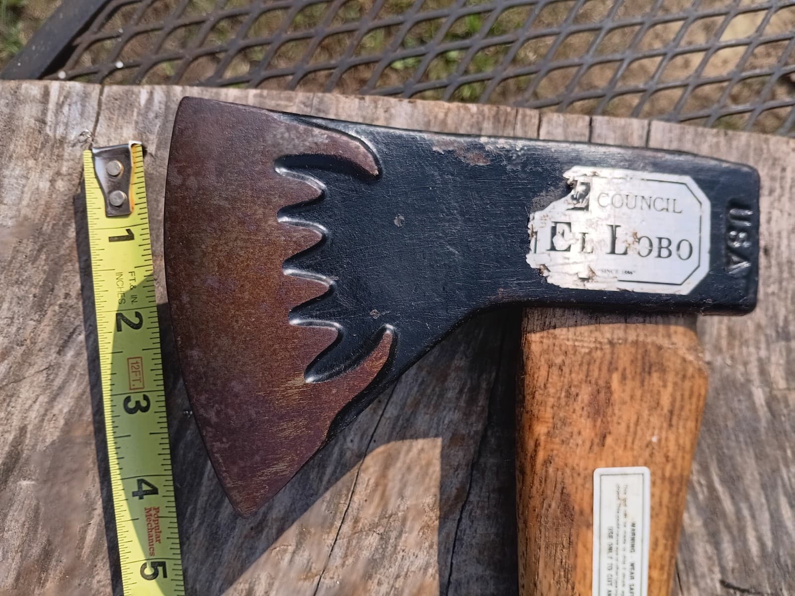 Vintage Council Tool Co. El Lobo Hatchet 2