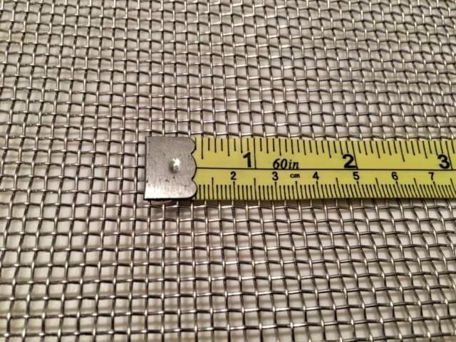 Stainless Steel Wire Mesh - 304 Mesh #8 .032 Stainless Steel Wire Mesh 6"x 6" 3