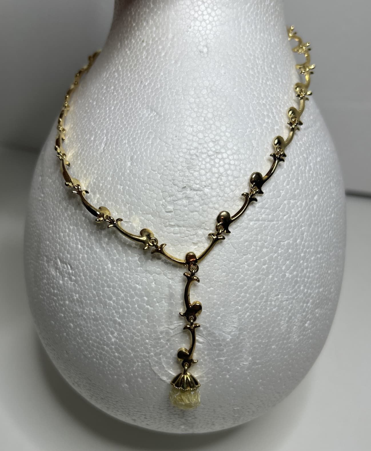 Beautiful Avon Extraordinary Briolette Vine Necklace New In Box Vintage 2005 3