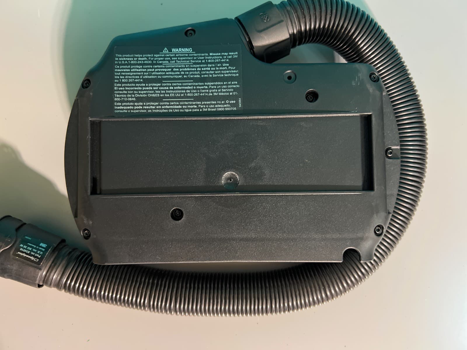 3M 35-1099-01 Adflo PAPR Powered Air Purifier With Hose 3