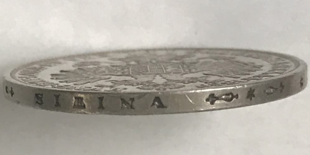 1859-A Austrian Empire 1 Florin - Francis Joseph I - 12.34g .900 Silver 3