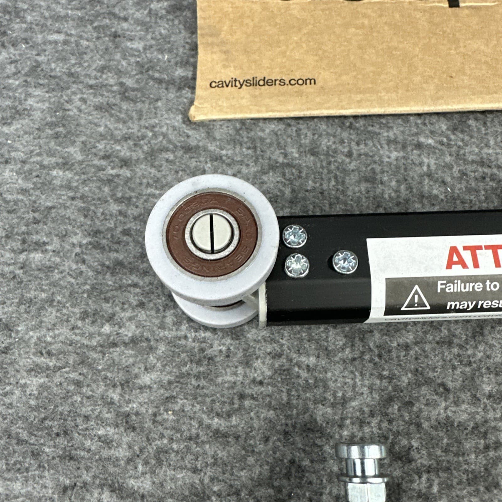 Cavity Sliders Hardware Set with SofStop Soft-Close DKS0511 SINGLE 200LB 4