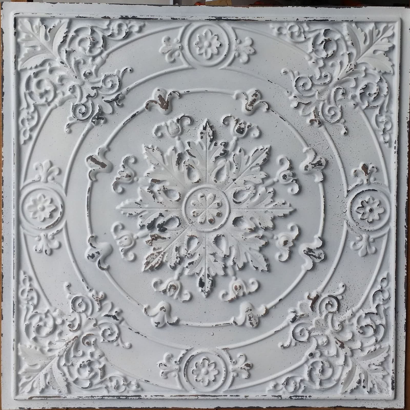 Ceiling tiles 24x24 Faux tin distress crack decor wall panels PL18 10pcs/lot