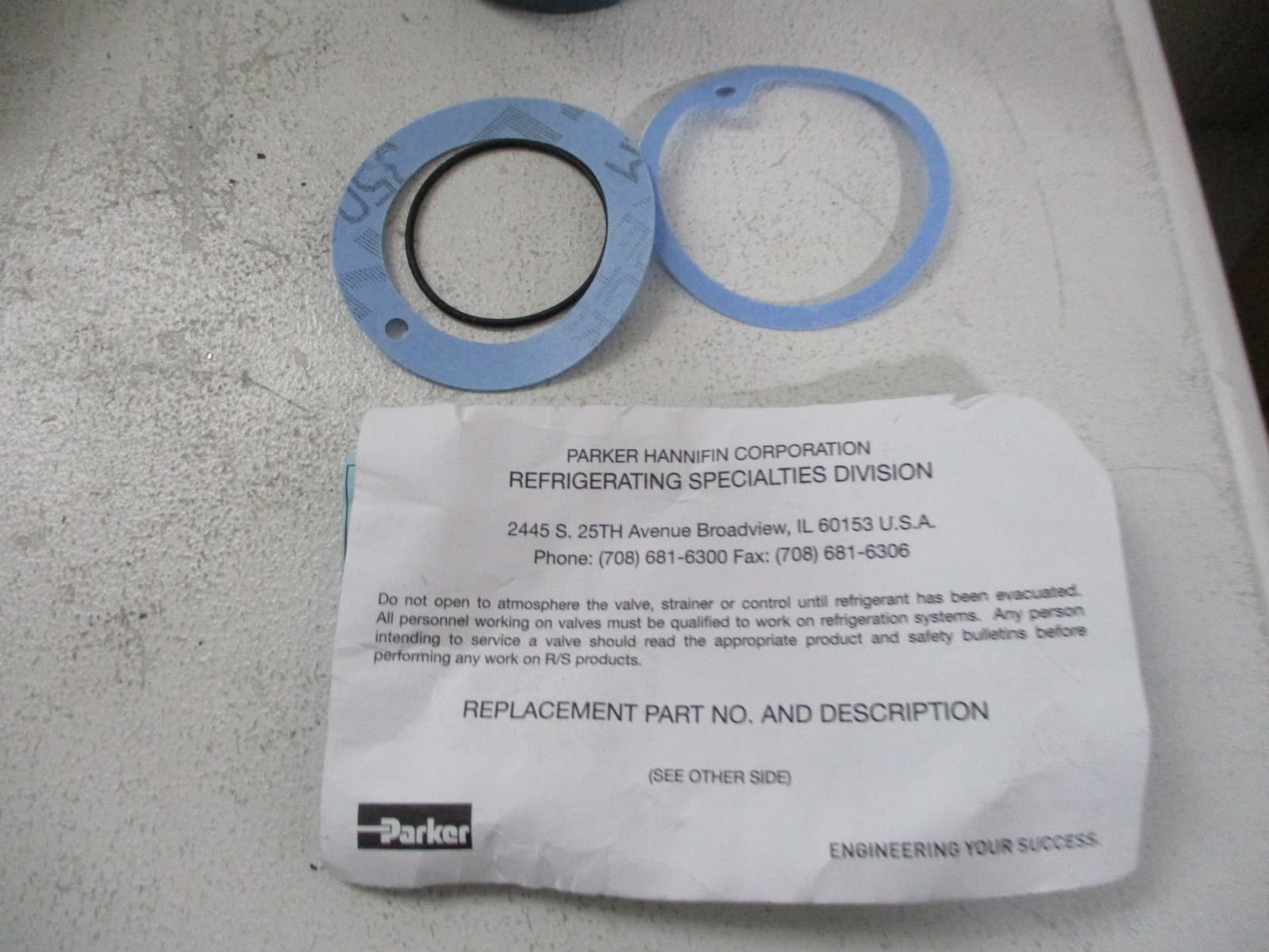 NEW PARKER 202709/303171 1-1/8" REPLACEMENT CAPACITY CARTRIDGE KIT SPORT 177408 3