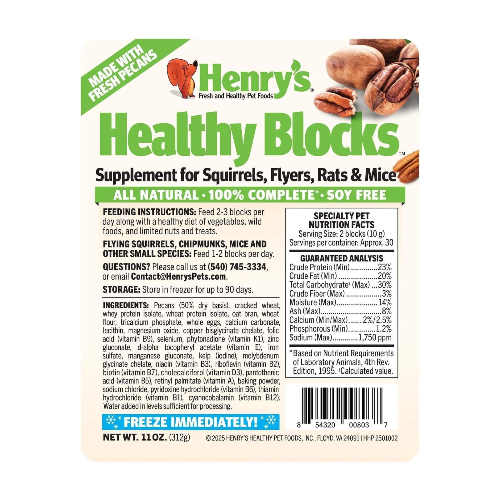Healthy Blocks - Food for Squirrels, Flying Squirrels, and Chipmunks 3