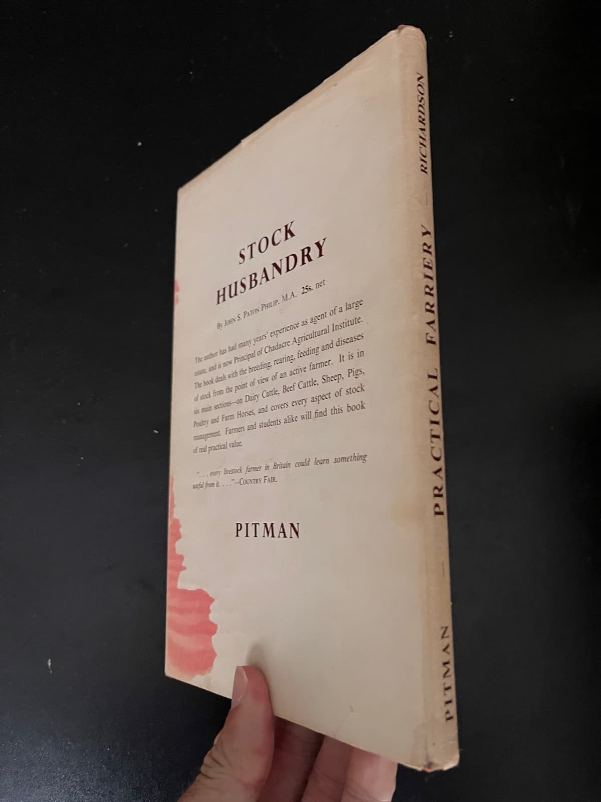 Practical Farriery Guide for Apprentices & Craftsmen Hardcover Book 1965 2