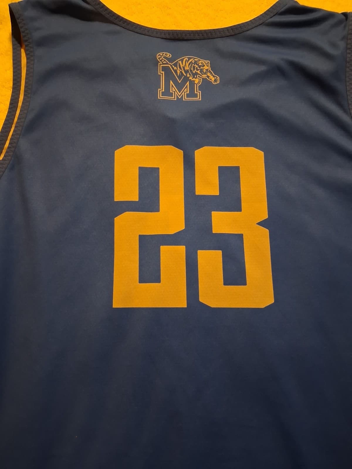 Memphis Tigers Game Worn Nike Elite Basketball Practice Jersey Size XXL + 6 2