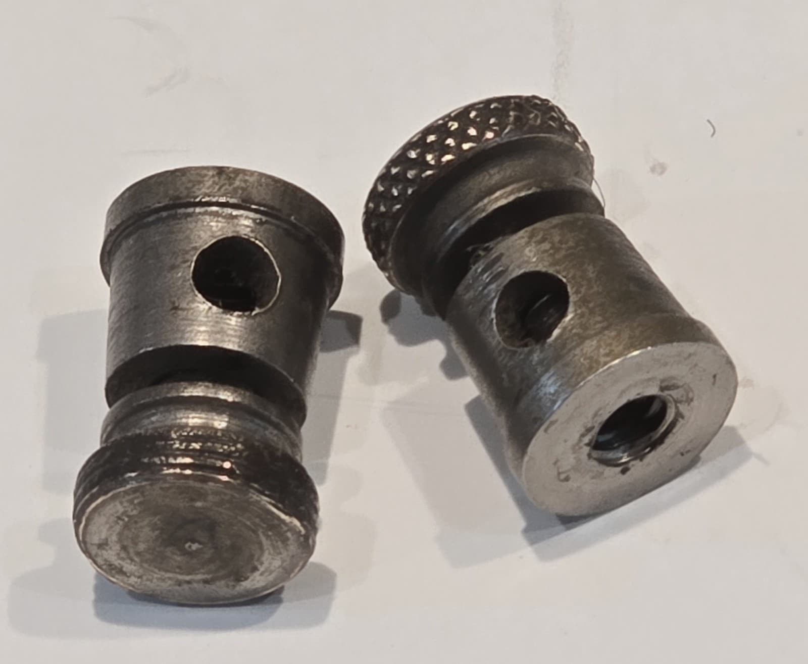 2x 1920's CROSLEY ACE TUBE RADIO METAL NICKEL BINDING POST 50 51 52 TRIRDYN V XJ