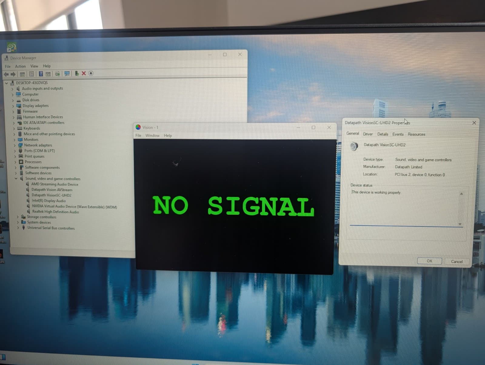 DATAPATH VisionSC-UHD2 Dual Port 2-Channel HDMI 2.0 4K UHD  Video Capture Card 5