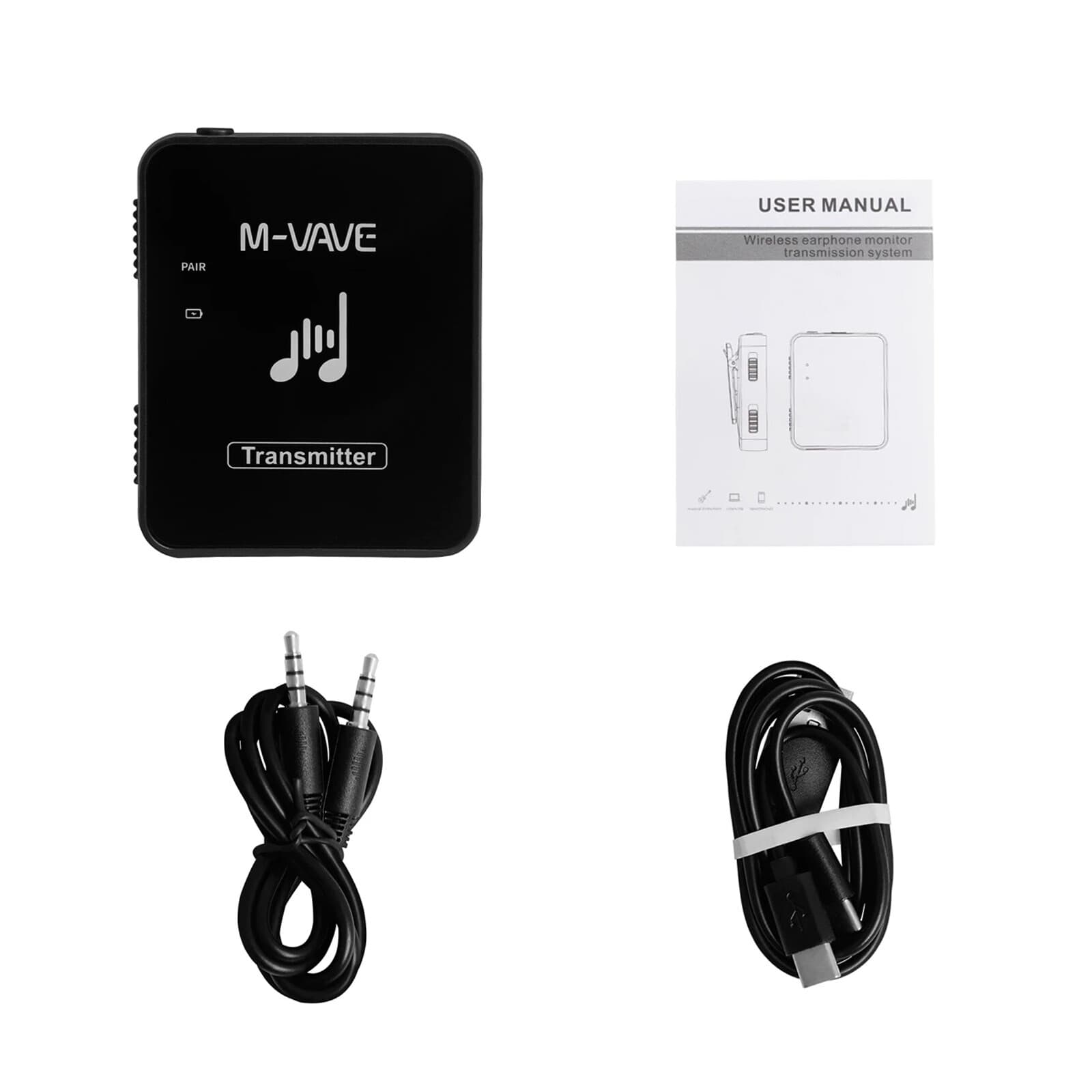 M-VAVE WP-10 2.4G Wireless in-Ear Monitor System 30m Transmitter Receiver 2