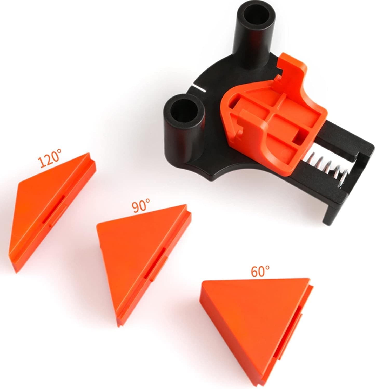 Corner Clamp for Woodworking - 60/90/120° Multi-Angle Adjustable Spring Clamps 6