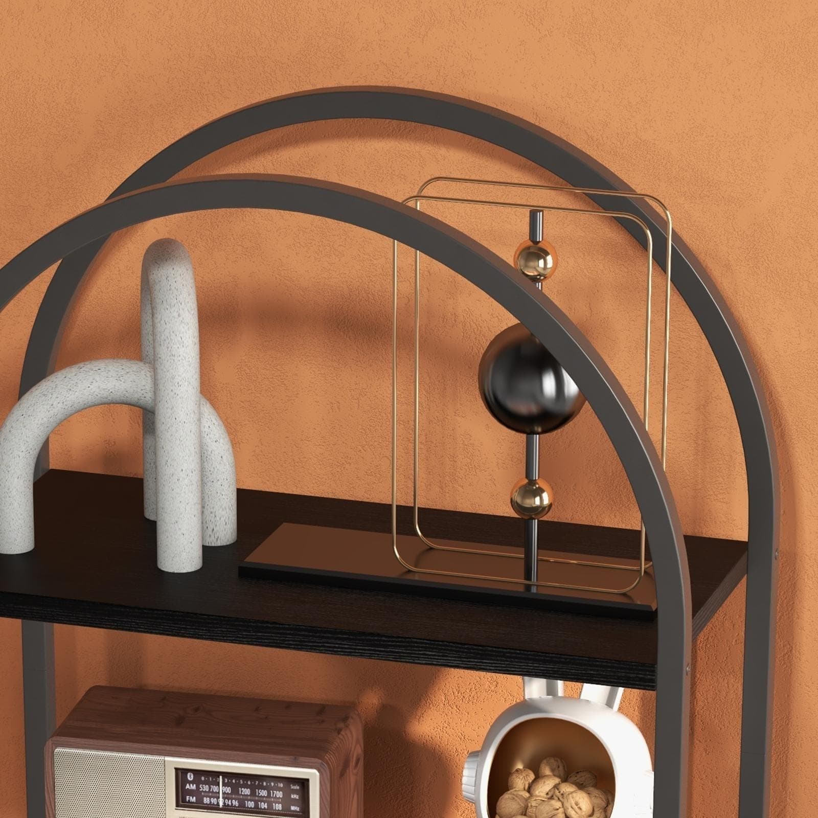 Modern 5-Tier Bookcase for Bedroom, Living Room 4