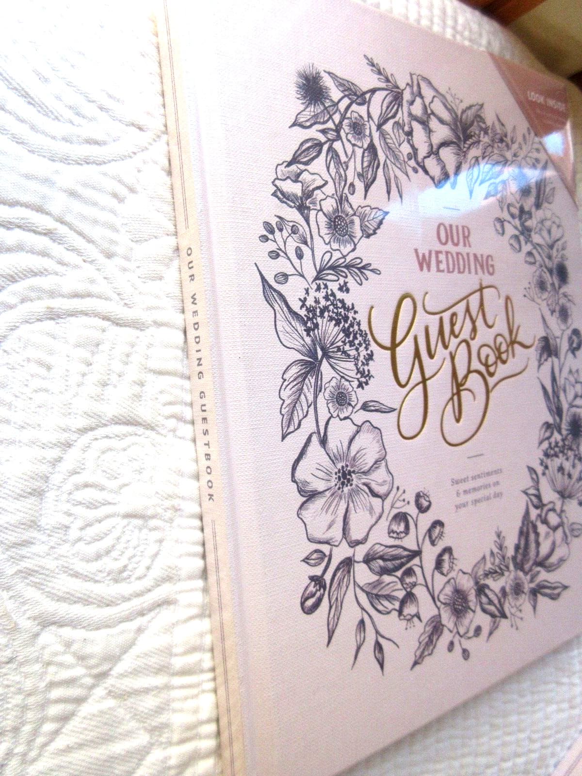 LILY & VAL OUR WEDDING GUEST BOOK CREATIVELY INTERACTIVE QUALITY HARDCOVER 8X10 3