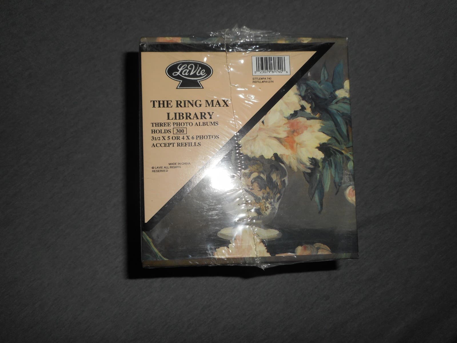 LaVie Floral Print Library Photo Albums 3 Book Set Holds 300 Pictures - NEW 4