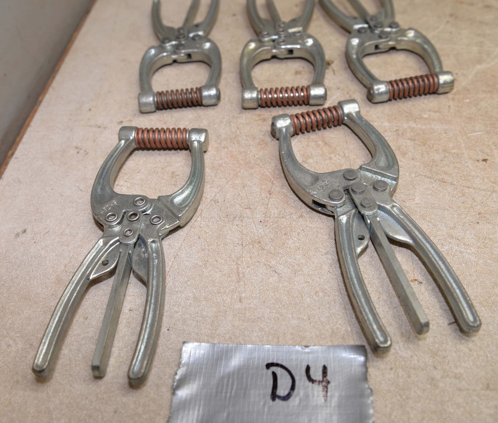 5 Destaco P/N 462 welding toggle squeeze clamp blacksmith knifemaker tool D4 3