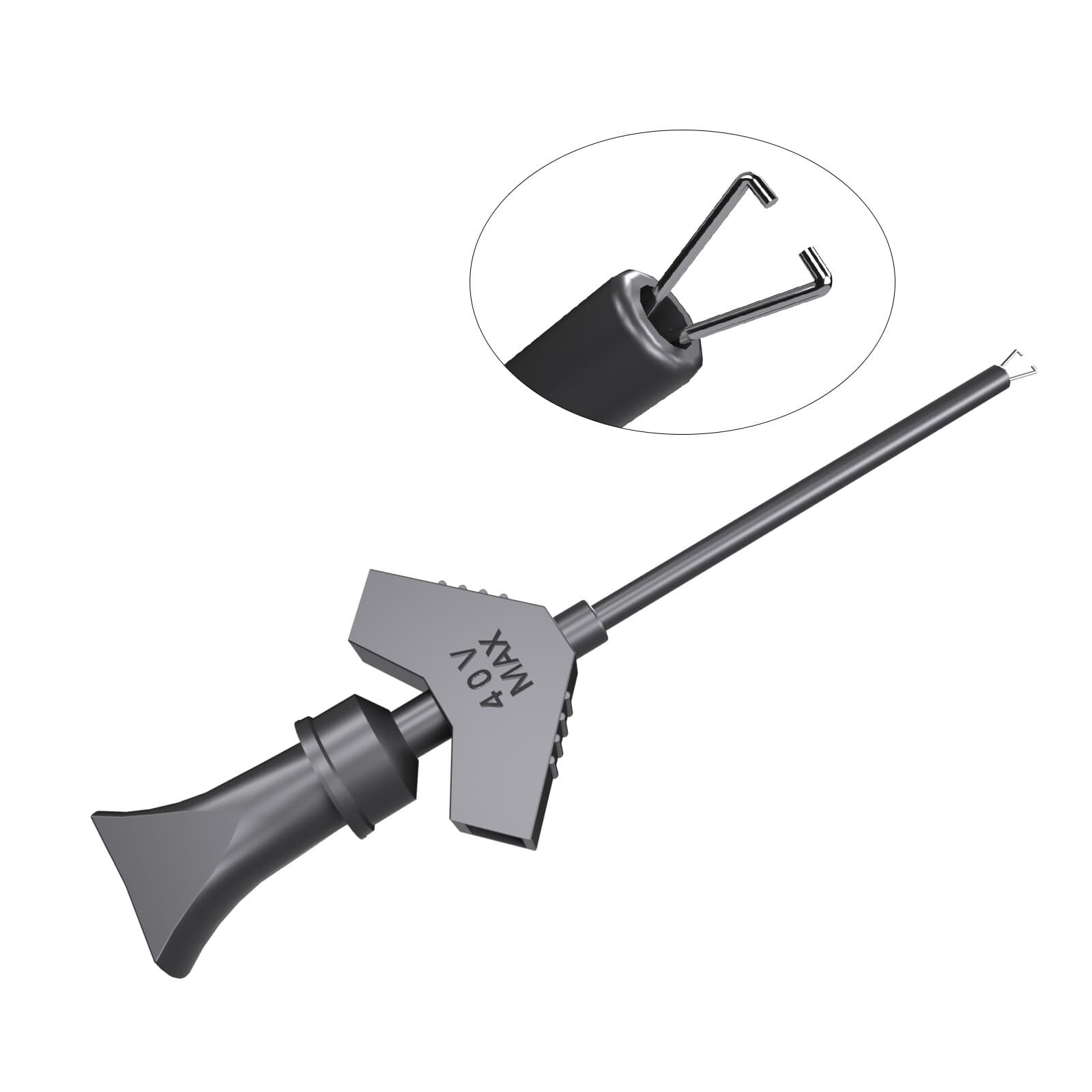 SMD IC Test Hook Clips 10PCS 10 Colors for Logic Analyzer, Electronic Testing 2