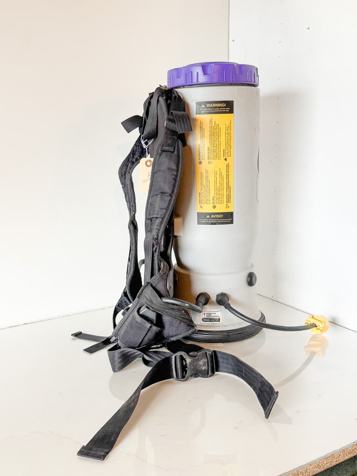 ProTeam Super QuarterVAC Backpack Vacuum (No Accessories) TESTED WORKING 6