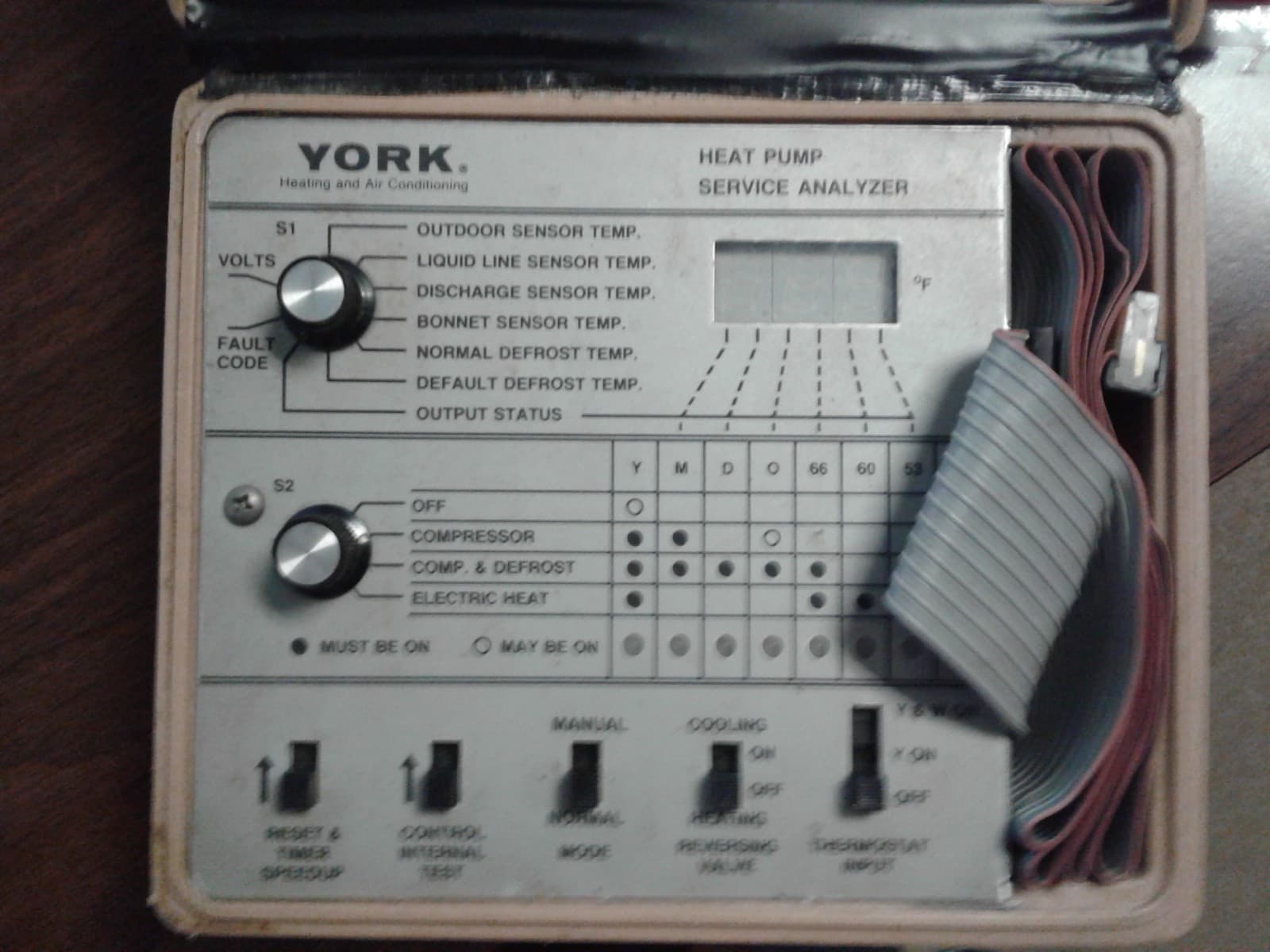 York Heat Pump Service Analyzer Model 025-25980-000 2