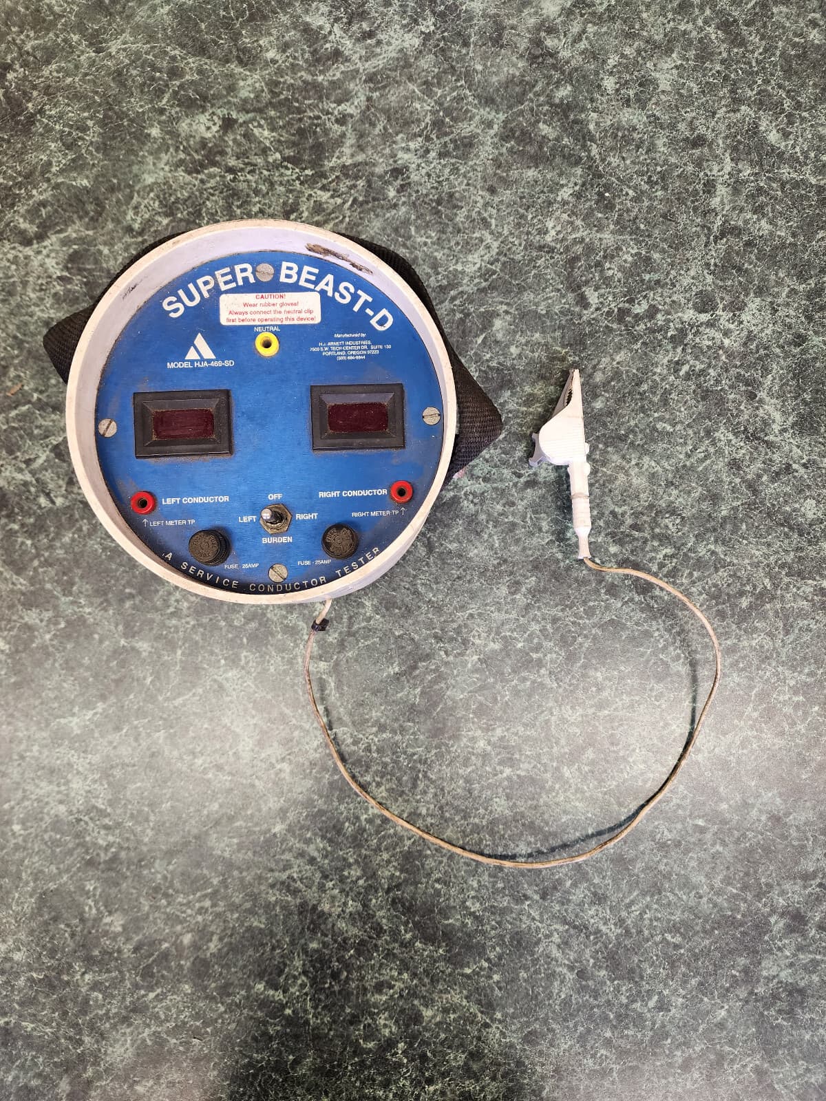 HJ Arnett Super Beast-D Service Conductor Tester HJA-469-SD 2