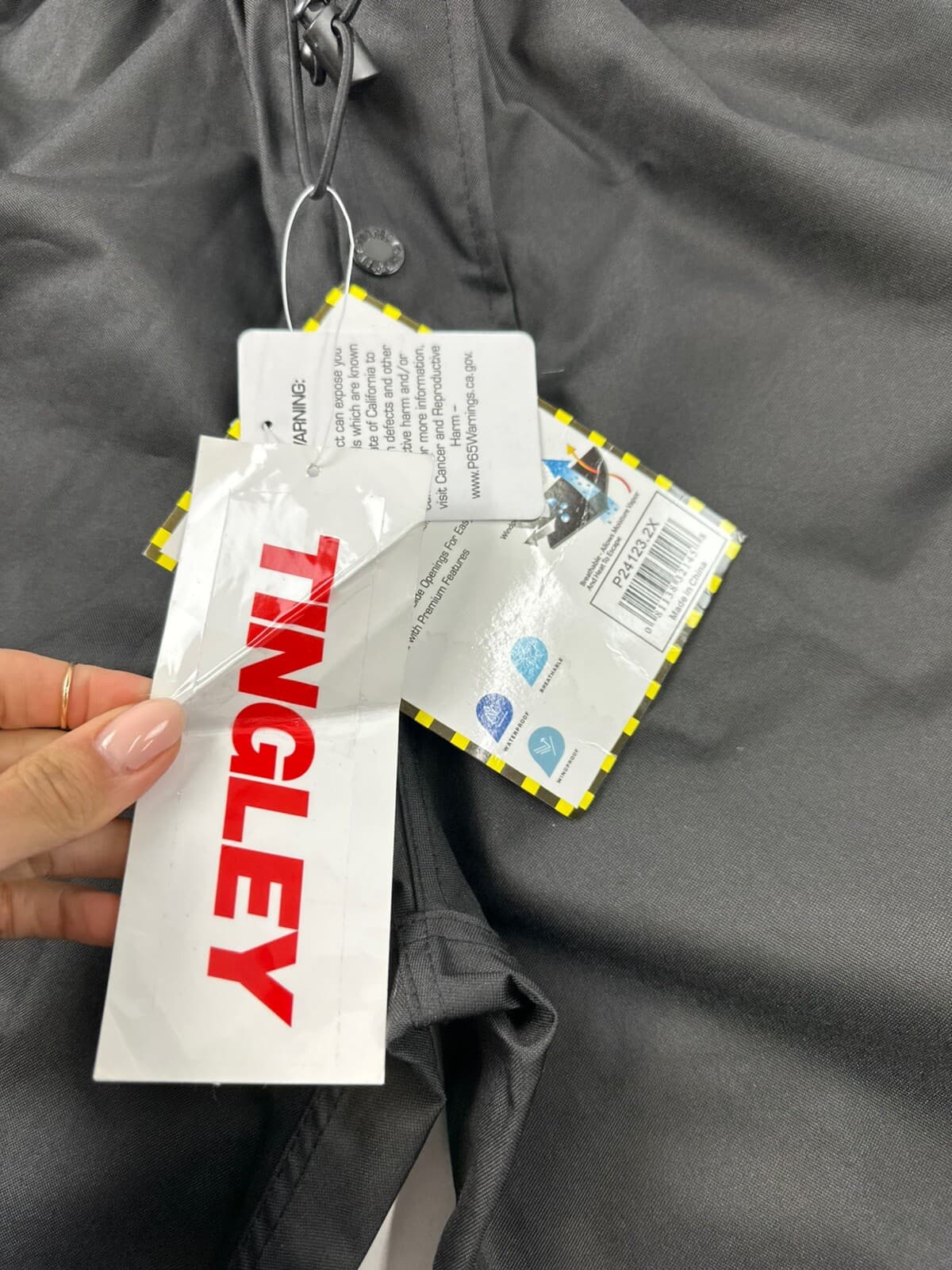 Tingley Icon Pants Men's 2XL Black Breathable Waterproof High Visibility 3M NWT 4