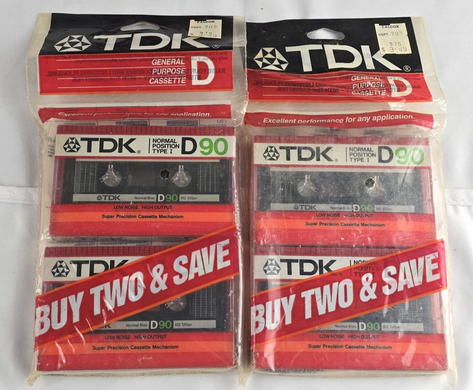 TDK D90 Type 1 High Output Cassettes New Sealed 28 Total 2