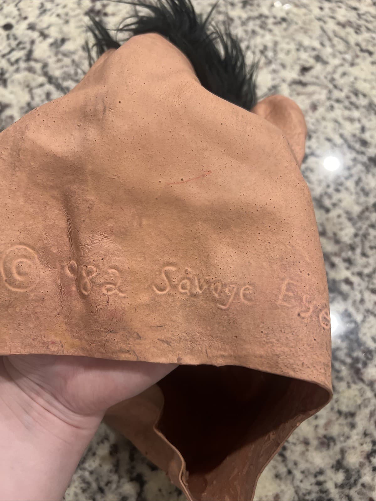 1982 Savage Eye Halloween Hobo Clown Emmett Kelly Mask 6