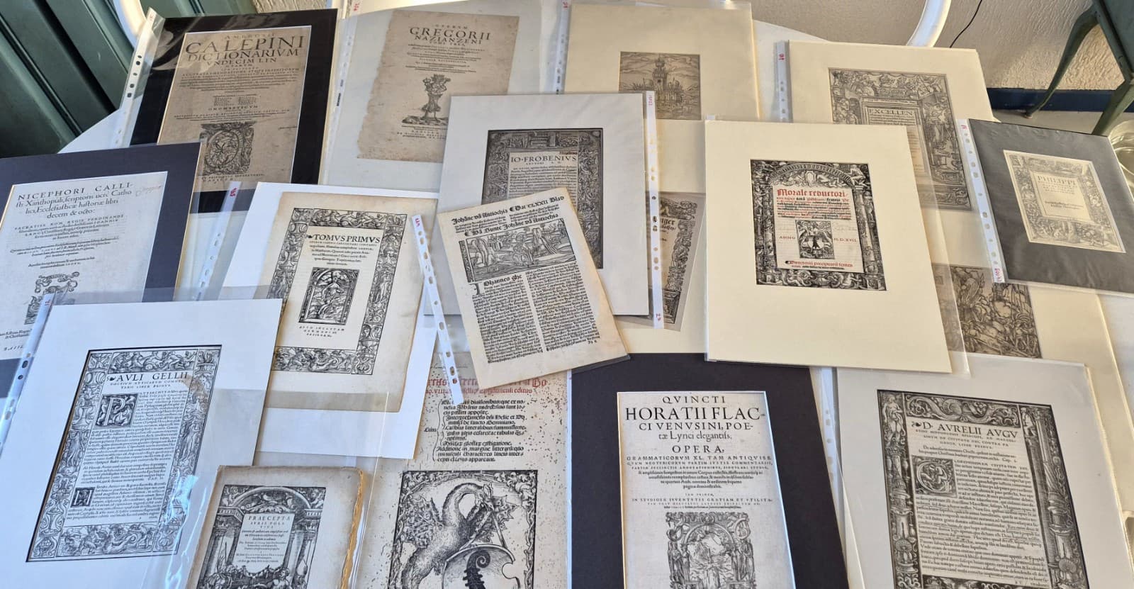 Post-Incunabula:  collection of old & rare leaves, 15th - 16th century 6