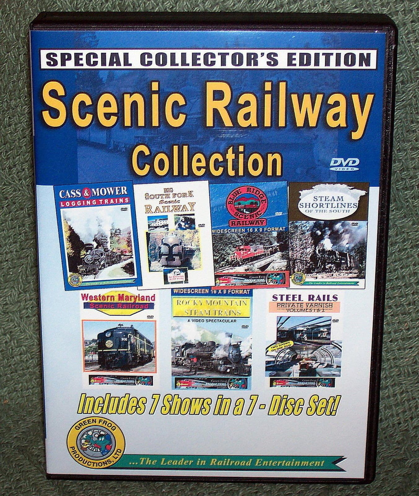 20253 TRAIN VIDEO DVD BOX SET "SCENIC RAILWAY COLLECTION"