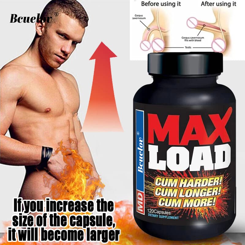 Science Lab Max Load Male Enhancement Pills Enhancer 120 ct Feel The Eruption 3