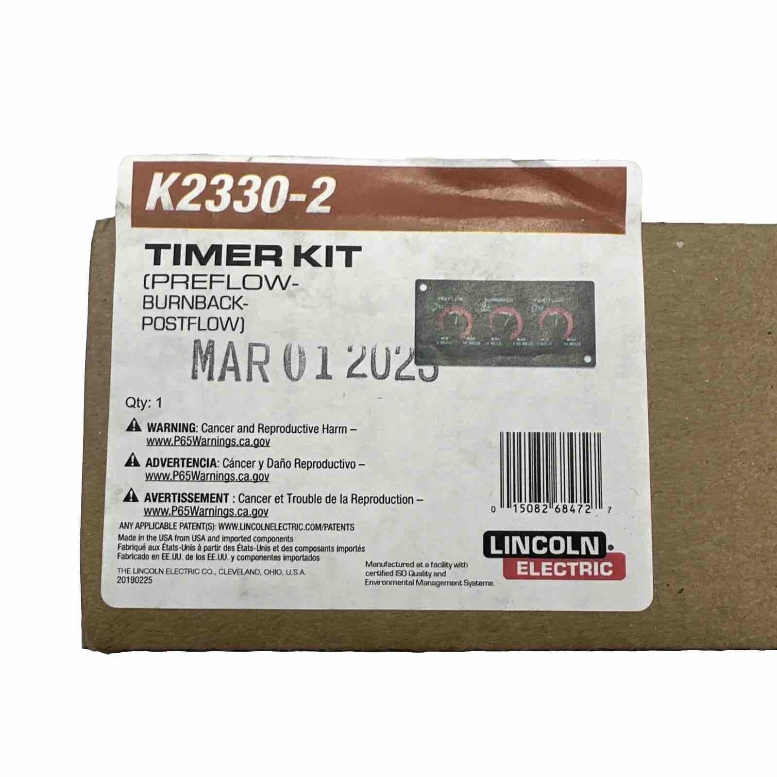 LINCOLN ELECTRIC K2330-2 Timer Kit PREFLOW BURNBACK POSTFLOW 2