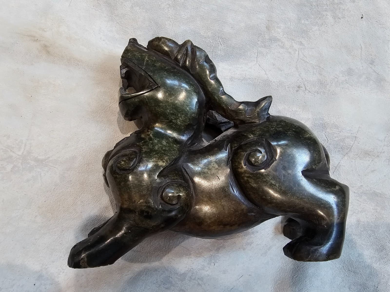 Soapstone Chinese guardian lion (“Foo Dog”) 4