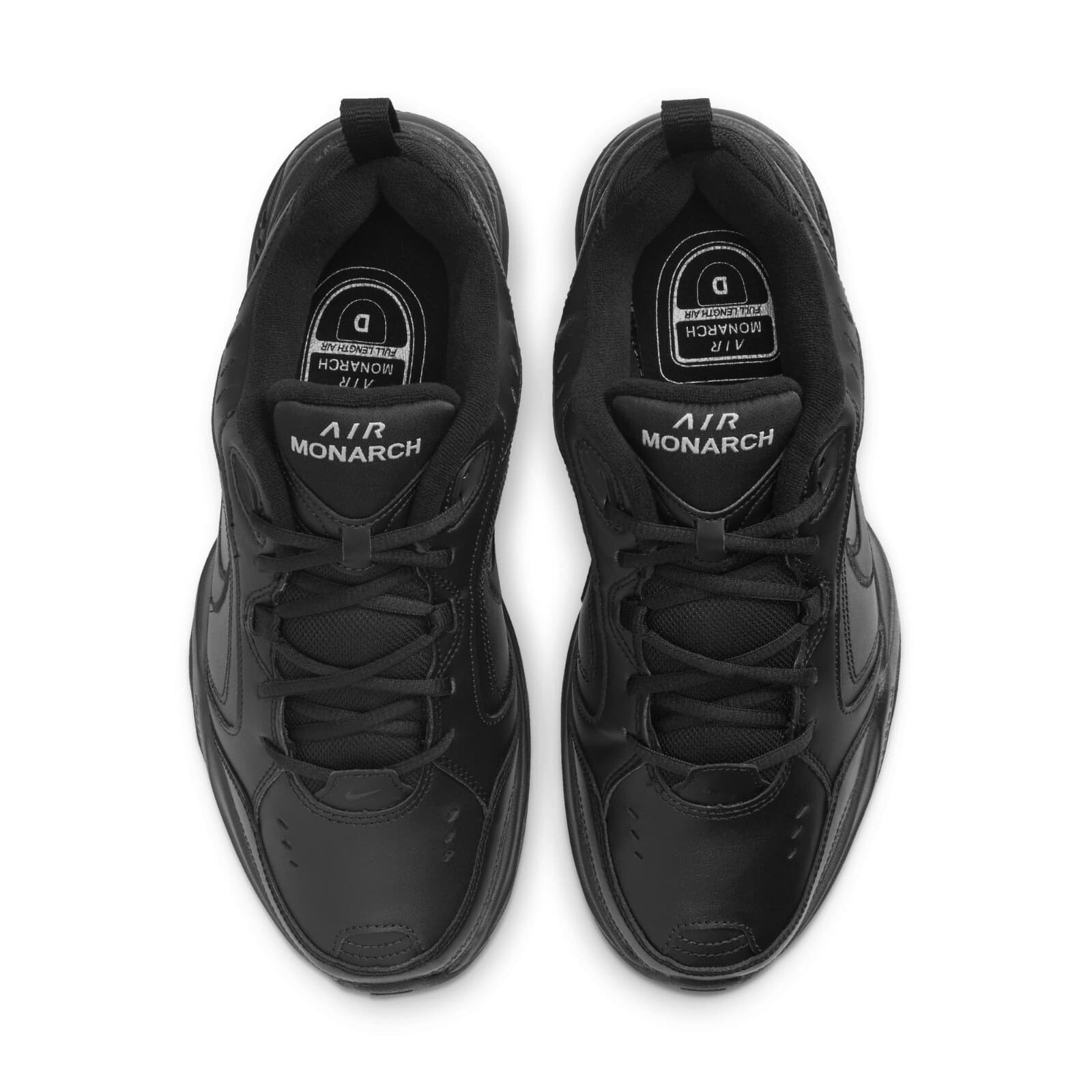 Nike AIR MONARCH IV Men's Black 001 Walking Shoes Medium & WIDE (4E) WIDTH 3