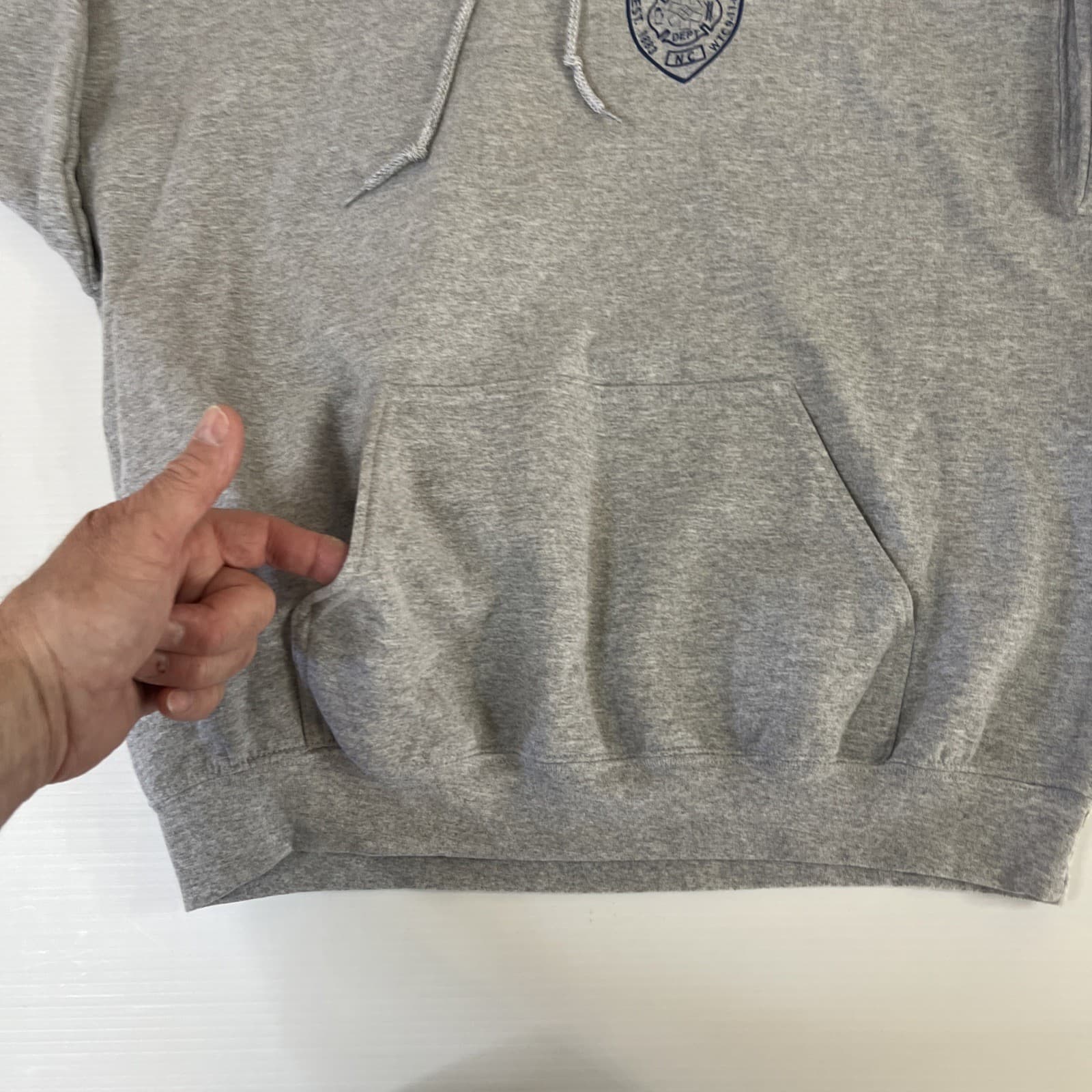 CLAYTON NC NORTH CAROLINA FIRE DEPARTMENT 9/11 TRIBUTE SWEATSHIRT VINTAGE MENS L 5