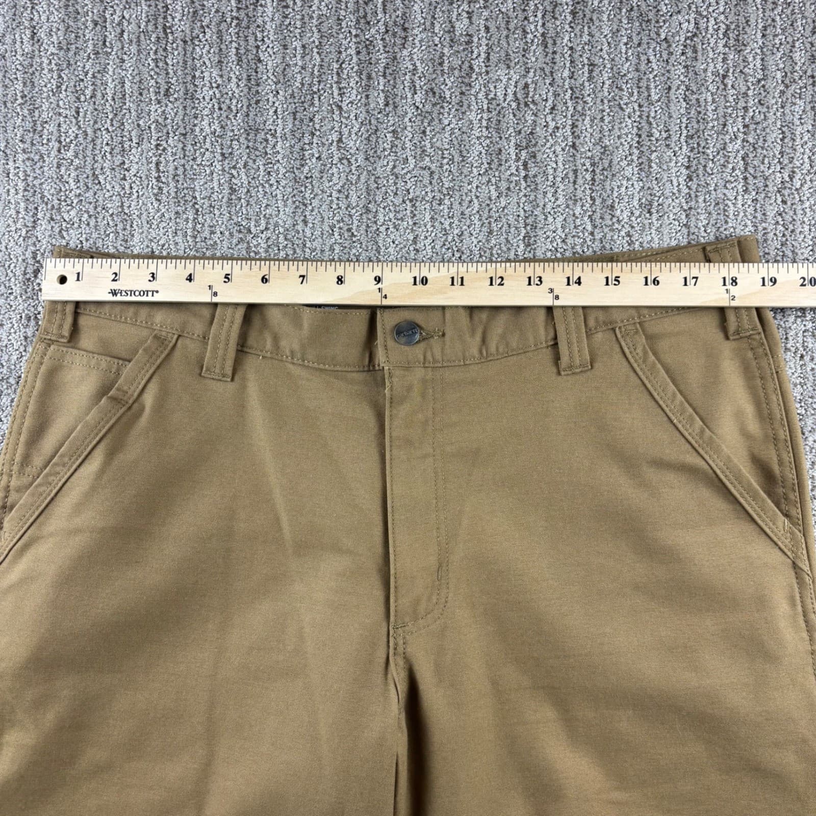 NEW Carhartt Full Swing Canvas Work Pants Men's 38x32 Brown 102812 Relaxed Fit 6