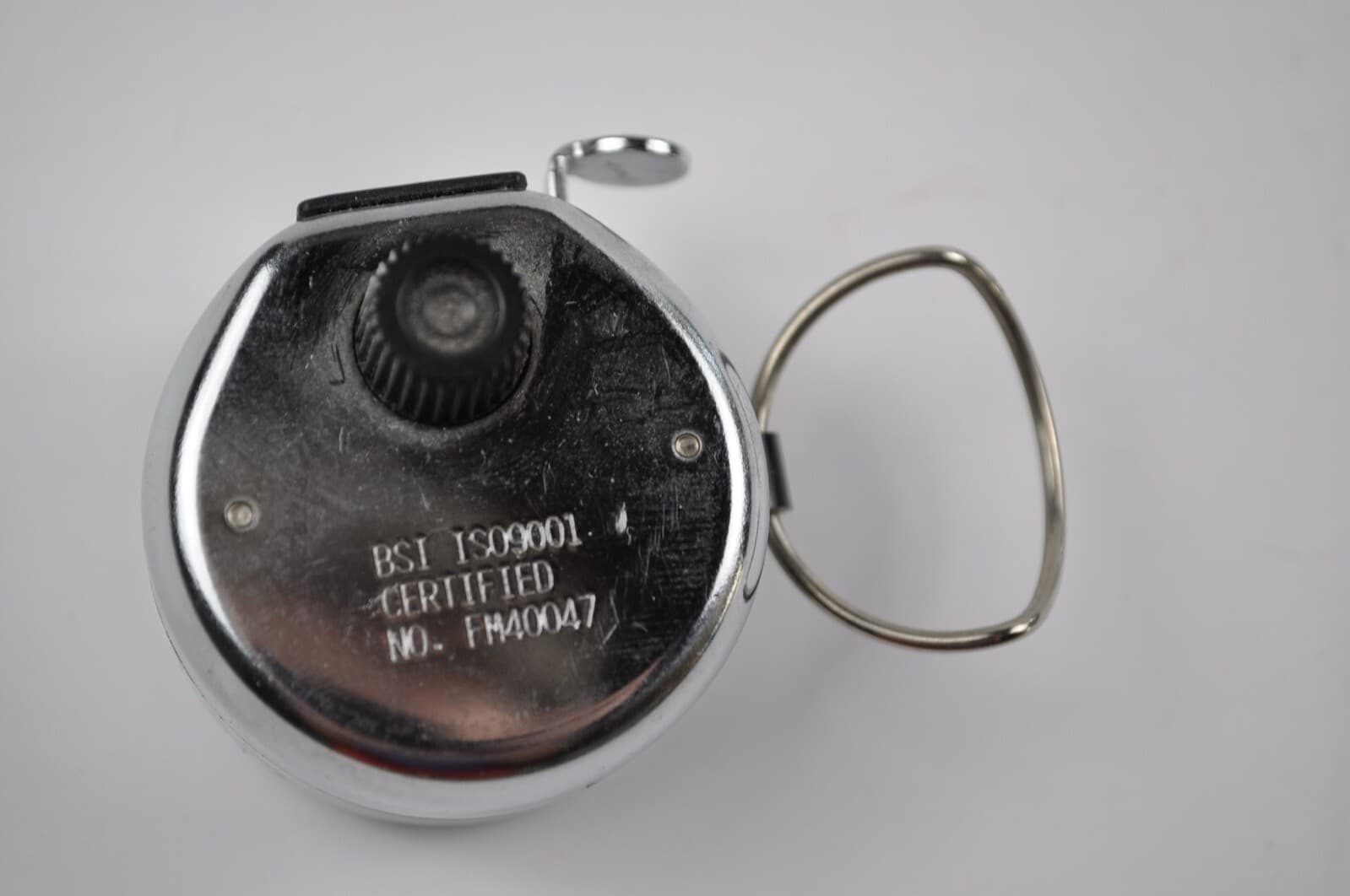 Hand Tally Counter 4-Digit Mechanical Palm Number Clicker With Finger Ring WORKS