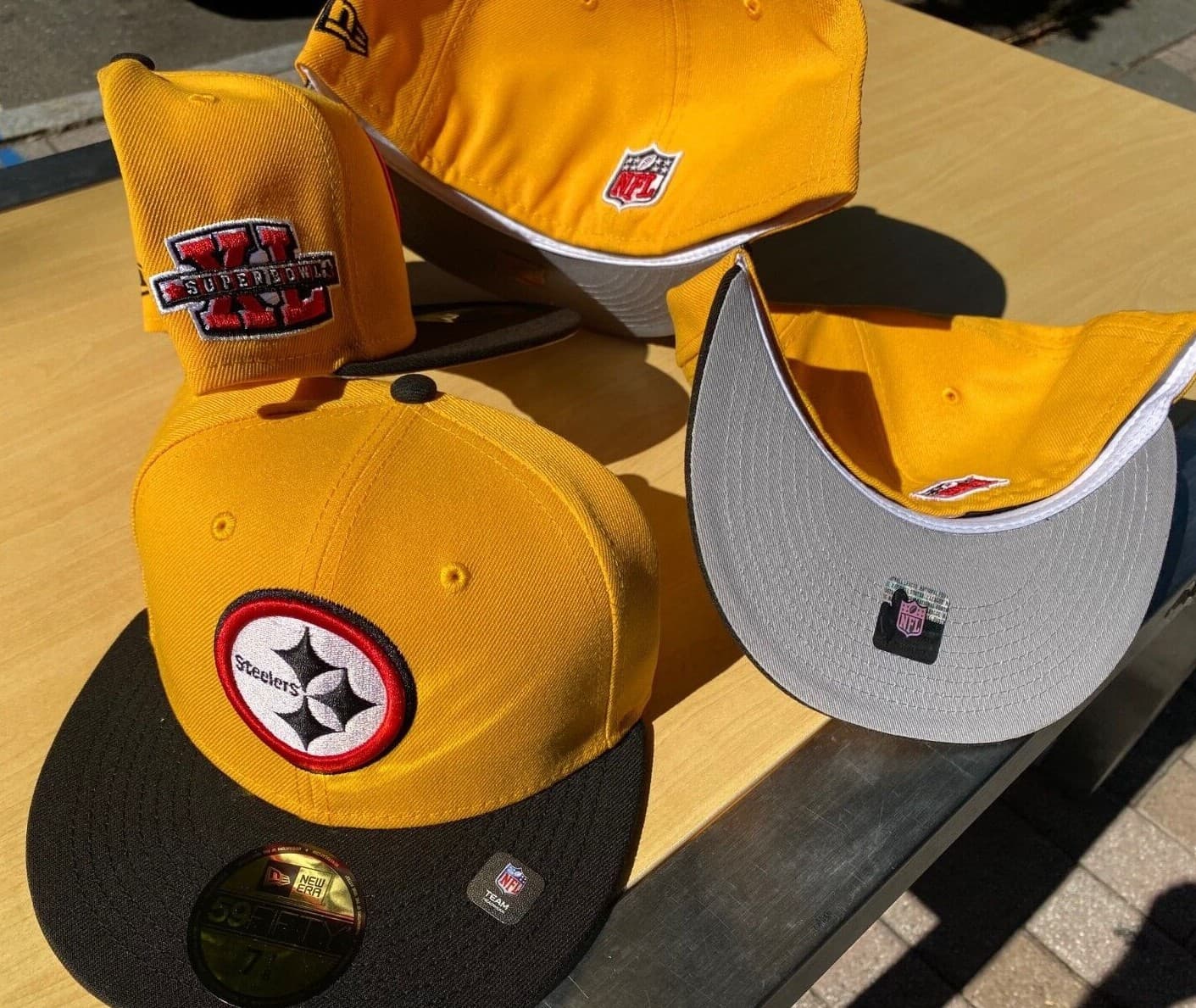 STEELERS NEW ERA EXCLUSIVE CUSTOM NFL 59fifty HAT CLUB SUPER BOWL PITTSBURGH 2