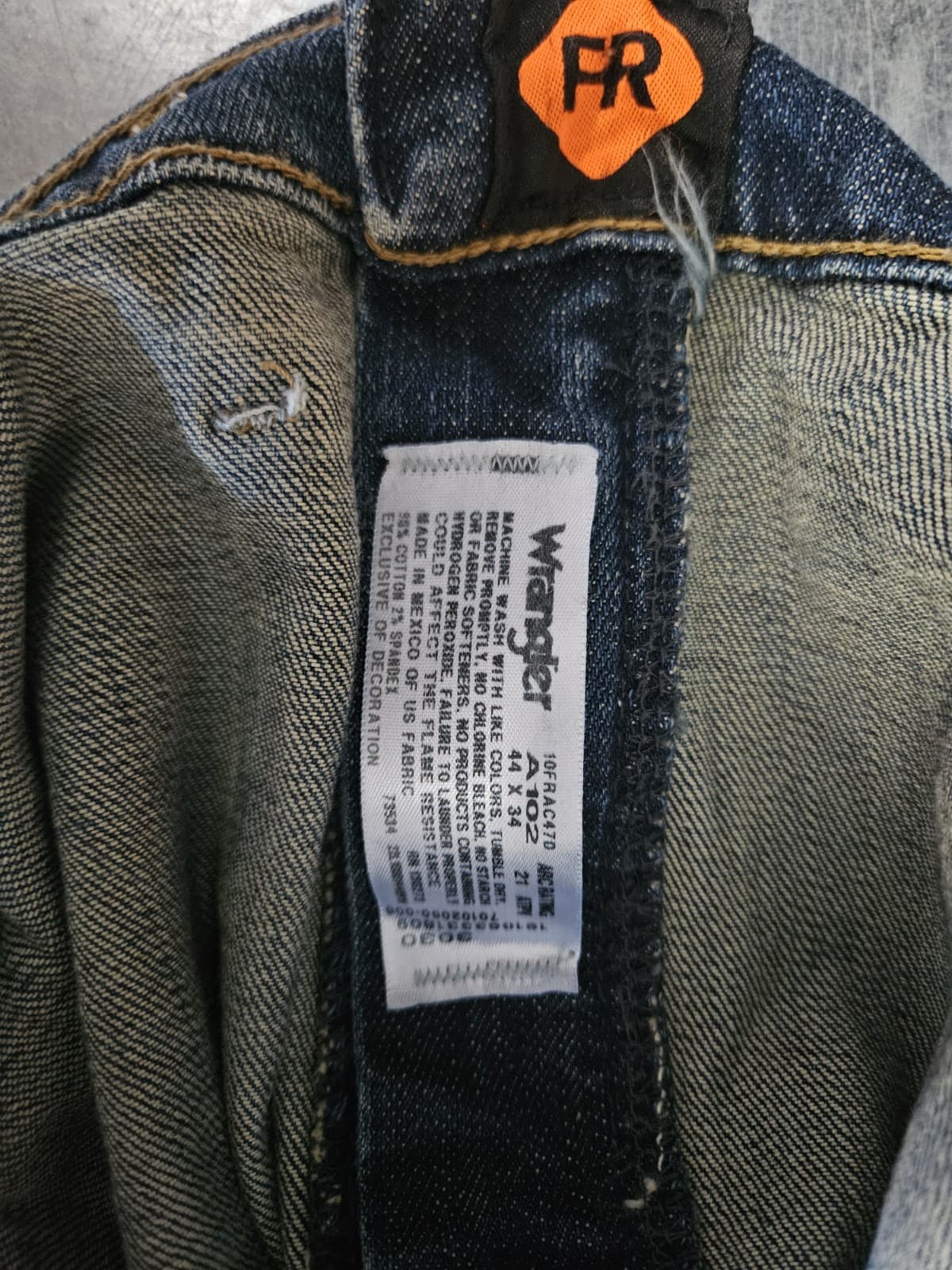 Wrangler FR Work Pants Jeans Size 44x34 Cat 2 2112 2 Pairs Of Wrangler 10FRAC470 3