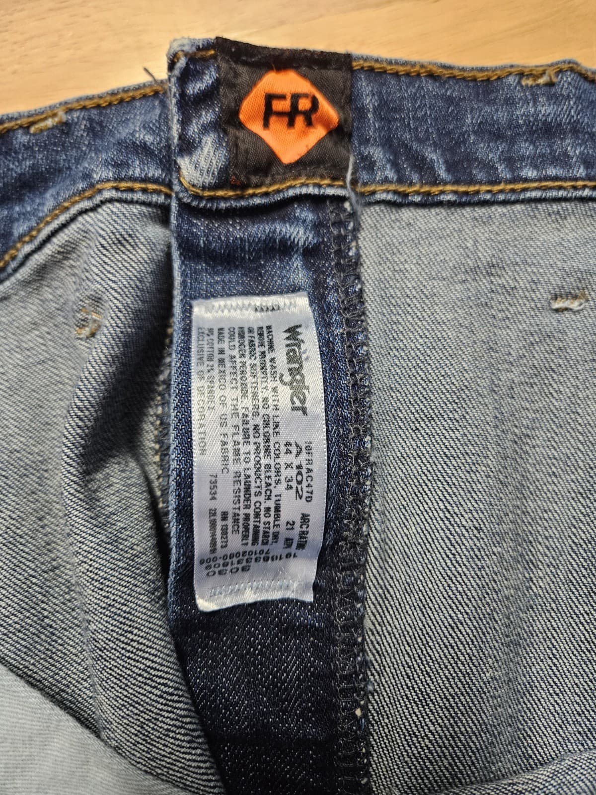 Wrangler FR Work Pants Jeans Size 44x34 Cat 2 2112 2 Pairs Of Wrangler 10FRAC470 6