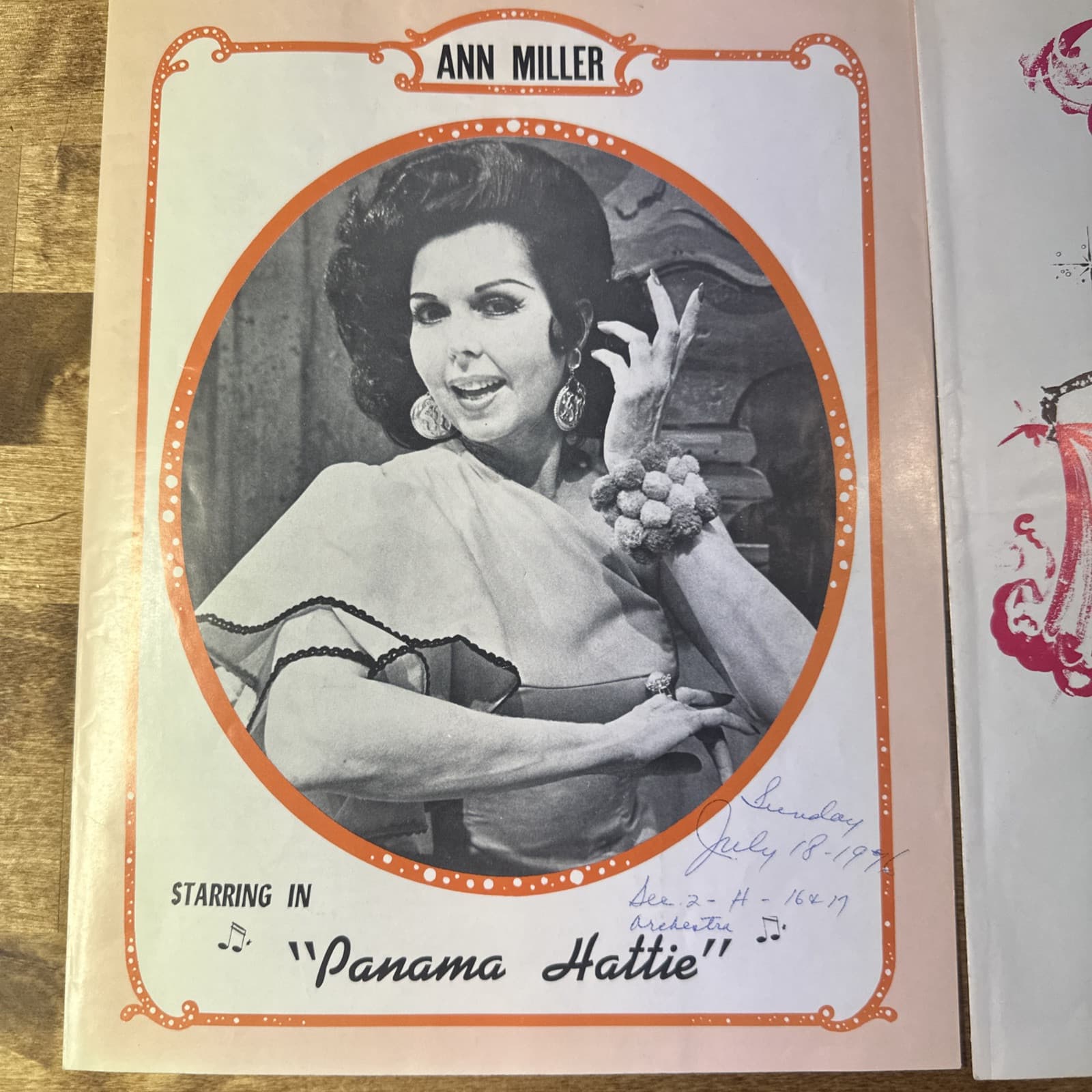 Ann Miller Can Can , Panama Hattie Programs 2