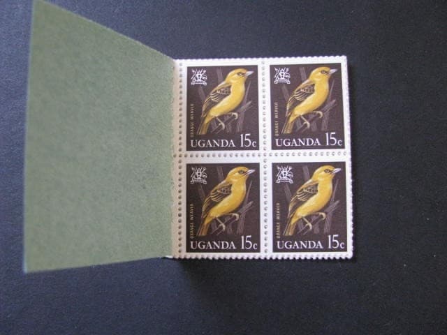 Uganda Stamp Booklet with Scott # 99 & 191...Free International Shipping! 3