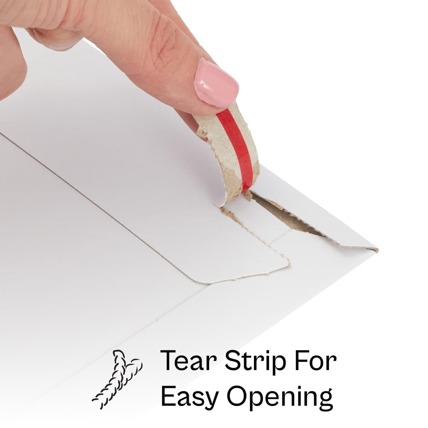 100-400 White Rigid Photo Document Mailers Flat Cardboard Envelope 28 pt 3