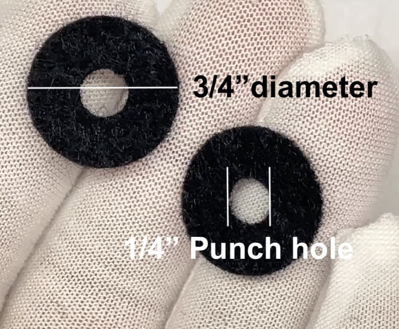 McIntosh Black Felt Washer 10pcs Replacements 3/4" x 1/4" Center by OEM Factory 5