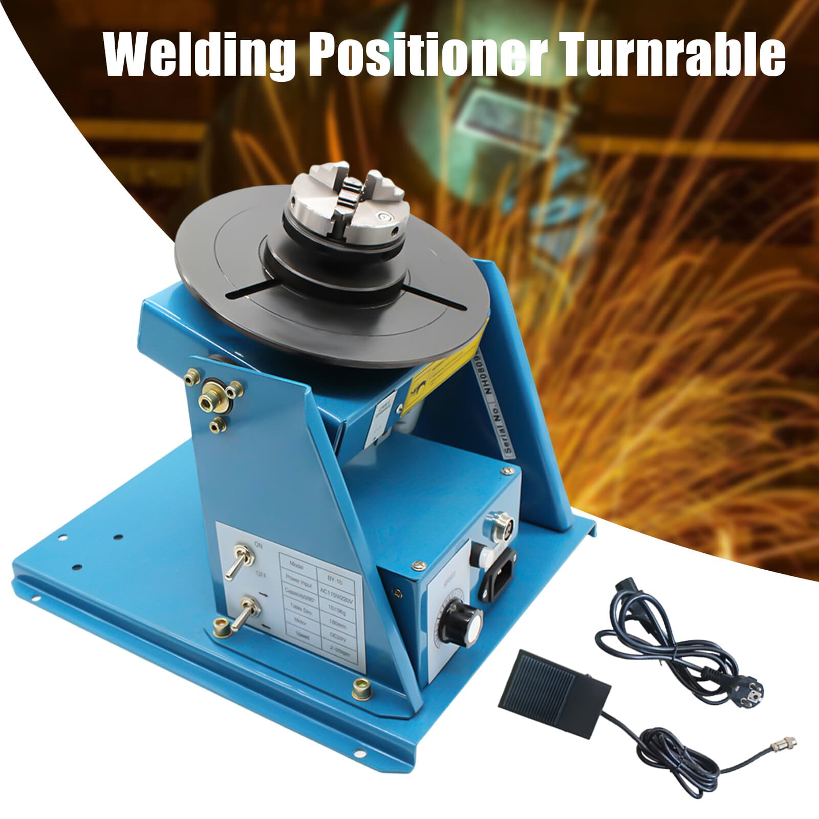 Welding Positioner Automatic Pipe Welding Automatic Rotary Table Positioner 10kg 3