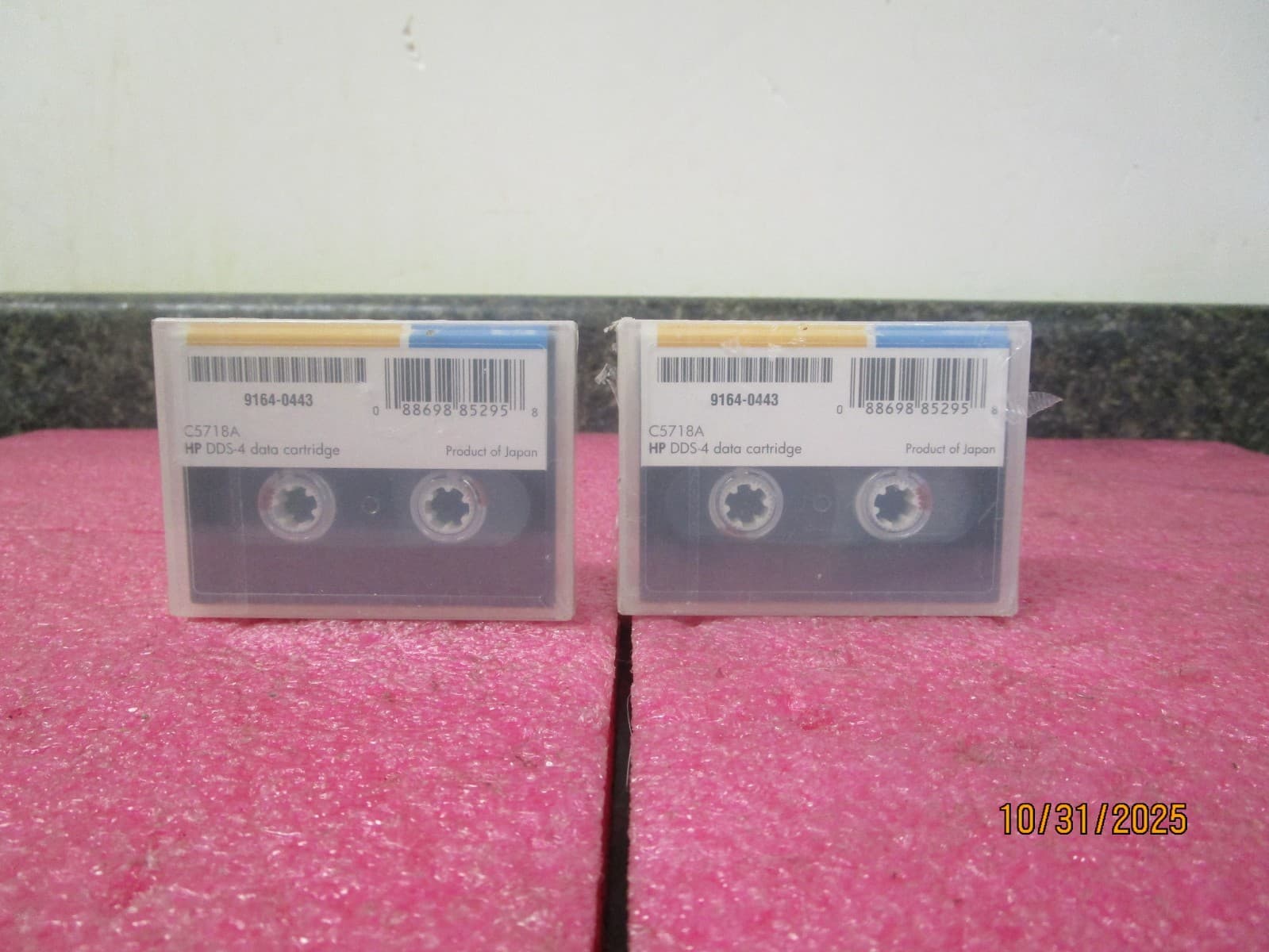 Qty (2) HP DDS-4 Data Cartridge 40GB C5718A NEW SEALED 3