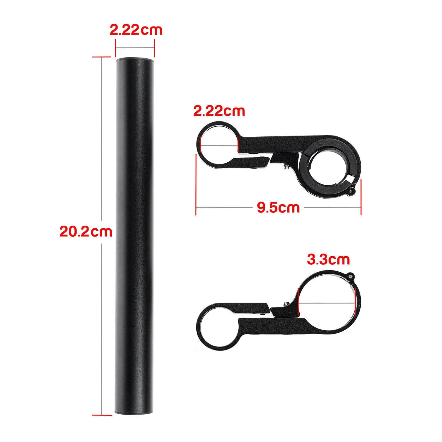 Bike Handlebar Extender Extension Bicycle Headlight GPS Holder Mount Bracket US 5