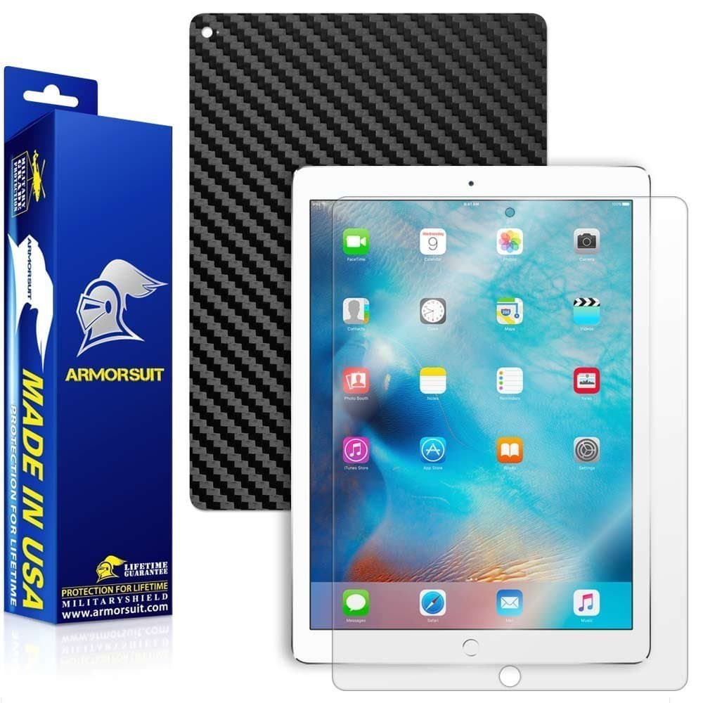 ArmorSuit Apple iPad Pro 9.7'' Screen Protector + Black Carbon Fiber Made in USA