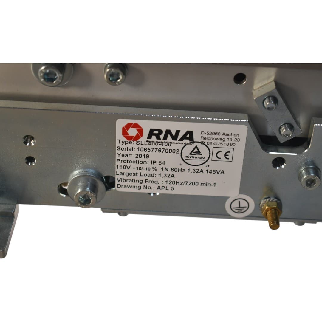 NEW RNA Automation SLL400-400 Linear Feeder Vibratory Feeder  5