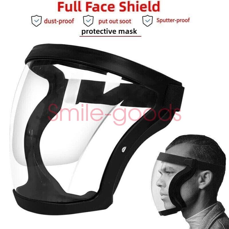 Full Face Super Protective Mask Anti-Fog Shield Safety Transparent Head Cover US 3